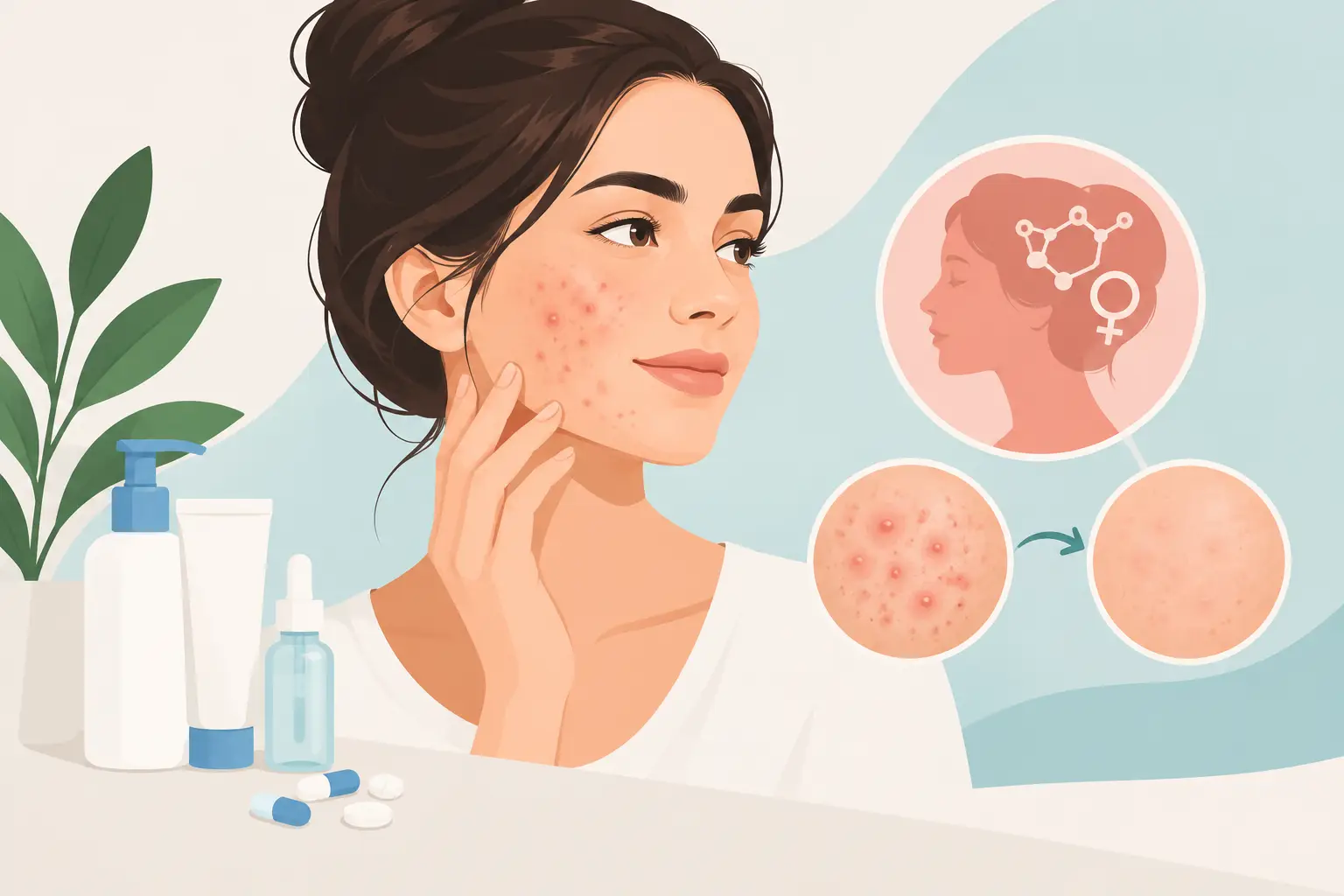 You are currently viewing Acne hormonal tem cura? Entenda o tratamento