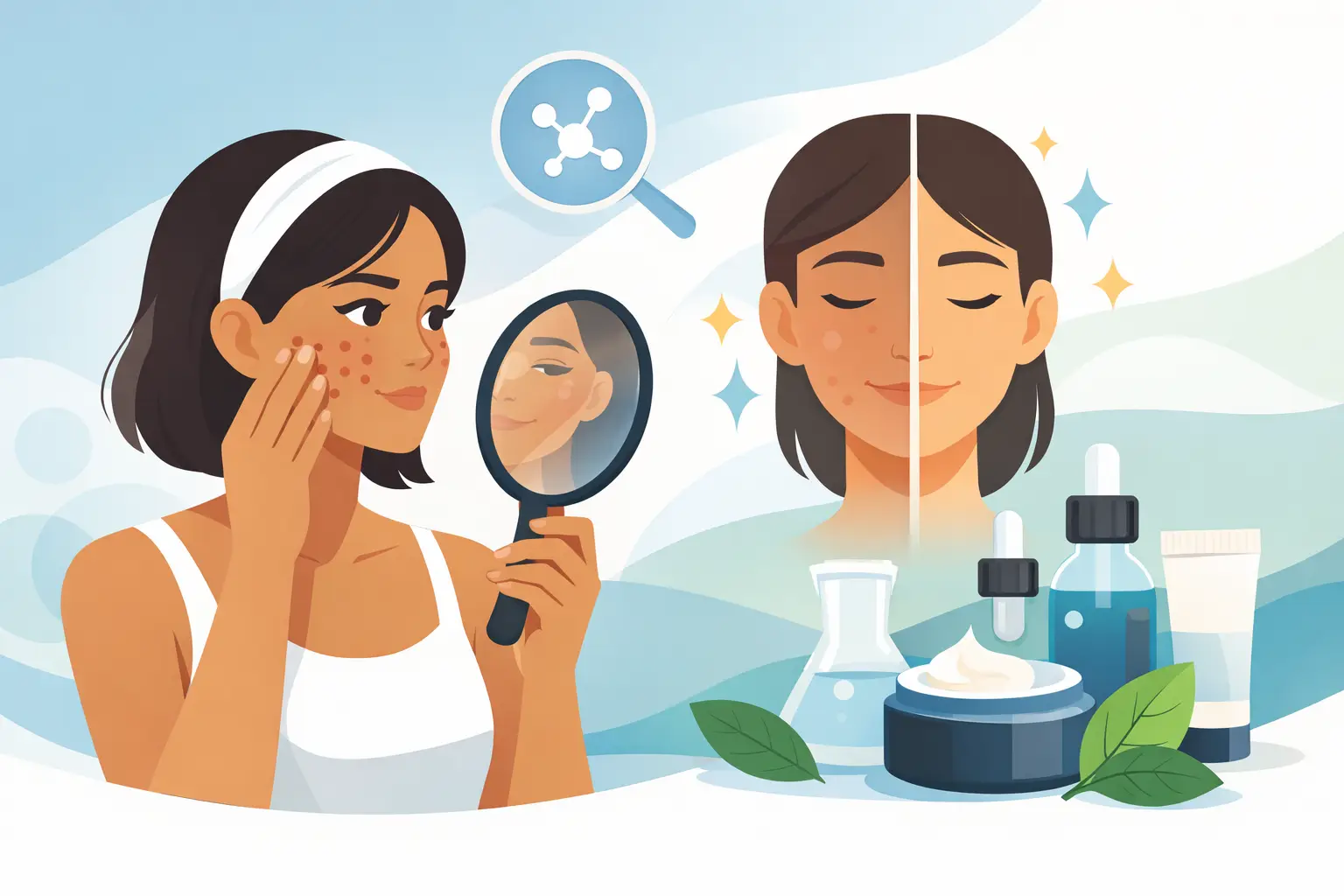 You are currently viewing Como clarear manchas de acne com segurança