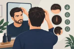 Read more about the article Guia de avaliação capilar masculina completo